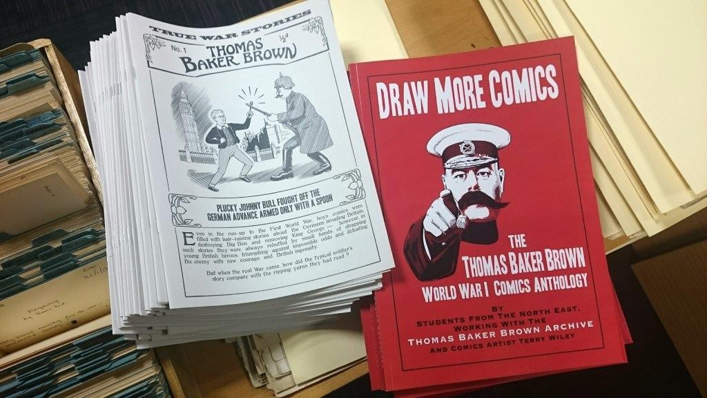 Photos of comics
