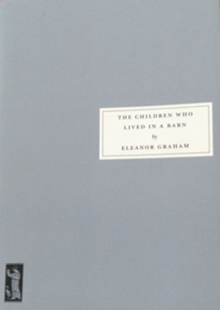 A plain grey front cover of The Children Who Lived in a Barn.