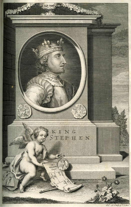 'King Stephen' from Raine, J. A Brief historical account of the Episcopal castle, or palace, of Auckland