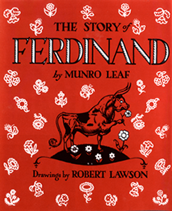 Front cover of The Story of Ferdinand, by Munro Leaf.
