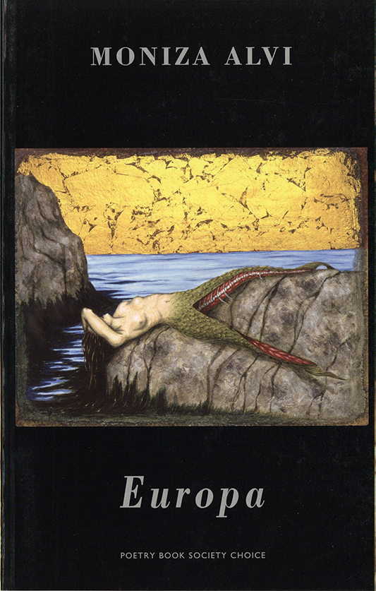 Front cover of ‘Europa’ writtwen by Moniza Alvi