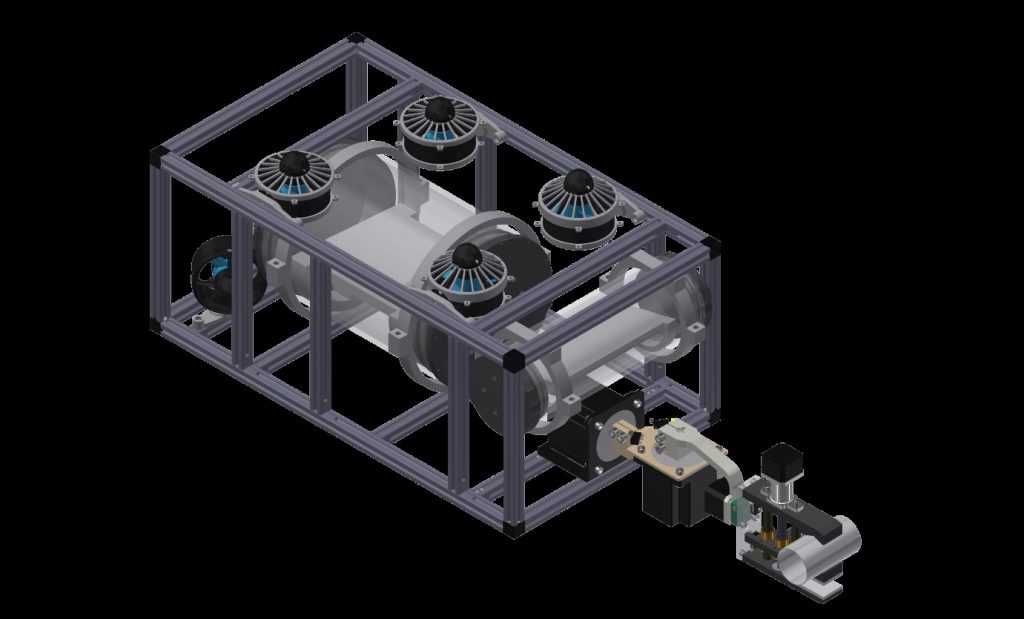 3D CAD model of ROV