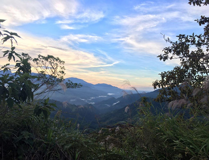 Views from the final trek phase